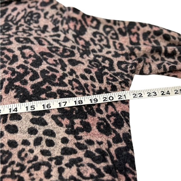 Soft Surroundings Large Felina Animal Print Tunic Sweater Cowl New - Picture 7 of 9